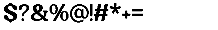 Fareza Regular Font OTHER CHARS