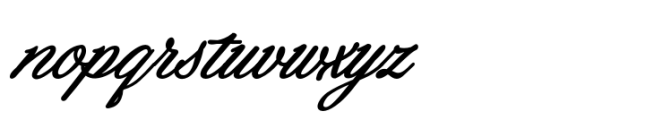 Fargo Bold Italic Font LOWERCASE