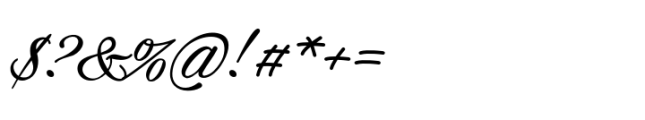 Fargo Regular Font OTHER CHARS