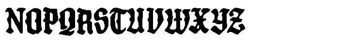 Fargus Inked Font UPPERCASE