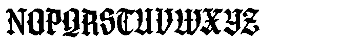Fargus Regular Font UPPERCASE