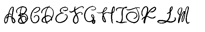 Farlenthe Hamouk Font UPPERCASE