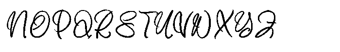 Farlenthe Hamouk Font UPPERCASE