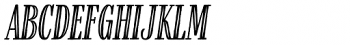 Farmhand Inline Italic Font UPPERCASE