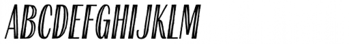 Farmhand Sans Inline Italic Font UPPERCASE