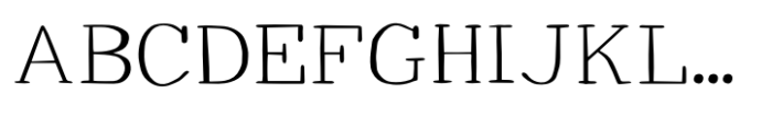 Farmhouse Serif Regular Font UPPERCASE