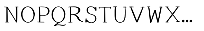 Farmhouse Serif Regular Font UPPERCASE