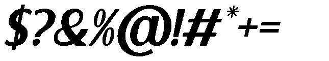 Farmilo Slant Font OTHER CHARS