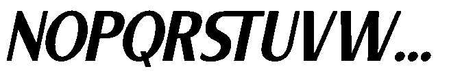 Farmilo Slant Font UPPERCASE