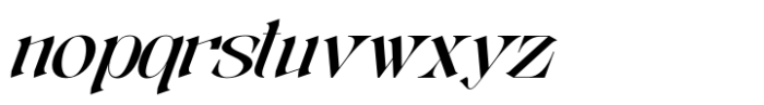 Faroks Italic Font LOWERCASE
