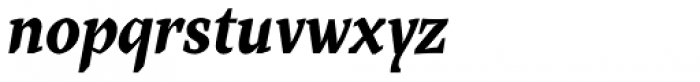 Farrerons Serif Bold Italic Font LOWERCASE