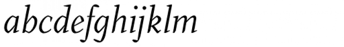 Farrerons Serif Light Italic Font LOWERCASE