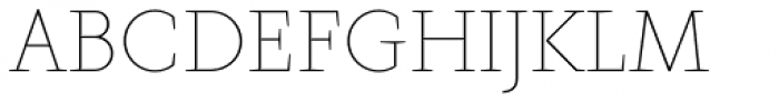 Farrerons Serif Thin Font UPPERCASE