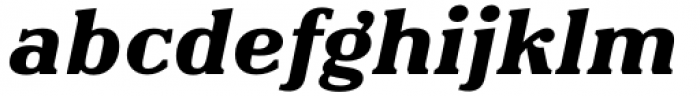 Farthing Heavy Italic Font LOWERCASE