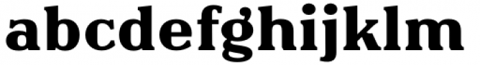Farthing Heavy Font LOWERCASE