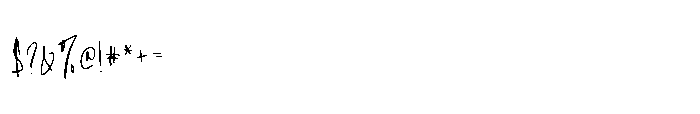 Farthing Signature Font OTHER CHARS