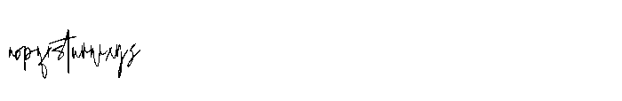 Farthing Signature Font LOWERCASE