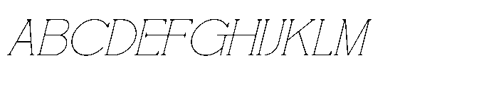 Farway Journal Italic Font UPPERCASE
