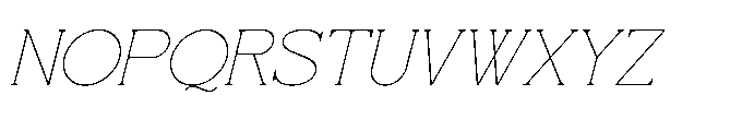 Farway Journal Italic Font UPPERCASE