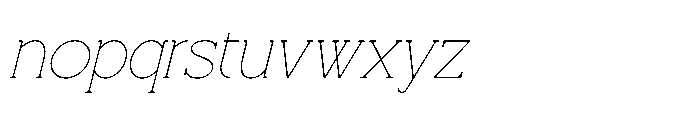Farway Journal Italic Font LOWERCASE
