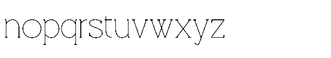 Farway Journal Regular Font LOWERCASE