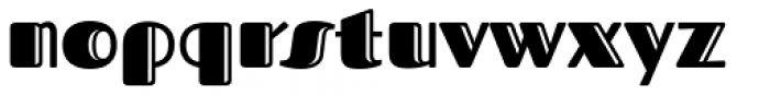 Fascinate Pro Inline Font LOWERCASE