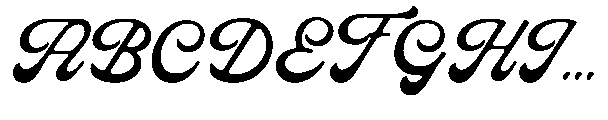 Fashion California Script Regular Font UPPERCASE