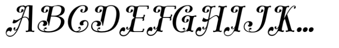Fashory Vilago Italic Font UPPERCASE