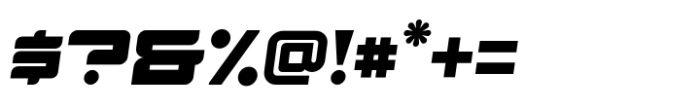 Fast Driving Font OTHER CHARS