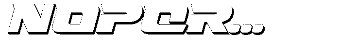 Fasthour Bold Extrude Oblique Font UPPERCASE