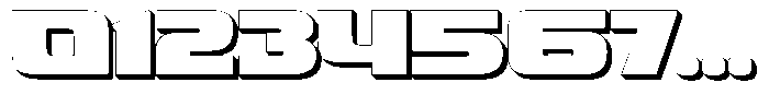 Fasthour Bold Extrude Font OTHER CHARS