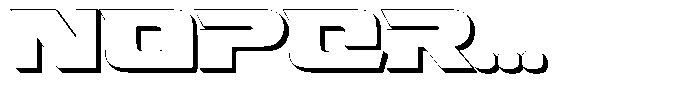 Fasthour Bold Extrude Font UPPERCASE