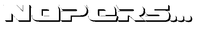 Fasthour Bold Extrude Font LOWERCASE