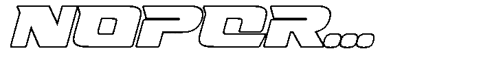 Fasthour Bold Outline Oblique Font UPPERCASE