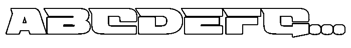 Fasthour Bold Outline FONT