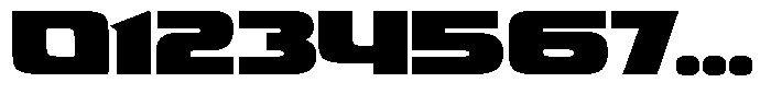 Fasthour Bold Font OTHER CHARS