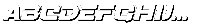Fasthour Oblique Extrude Oblique FONT