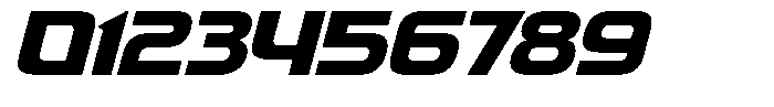 Fasthour Oblique Font OTHER CHARS
