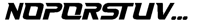 Fasthour Oblique Font UPPERCASE