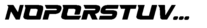 Fasthour Oblique Font LOWERCASE