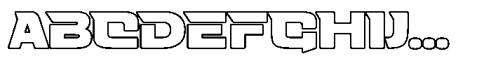 Fasthour Regular Outline FONT