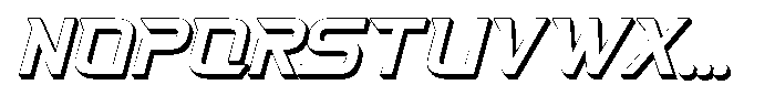 Fasthour Thin Extrude Oblique Font LOWERCASE