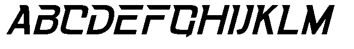 Fasthour Thin Oblique Font UPPERCASE