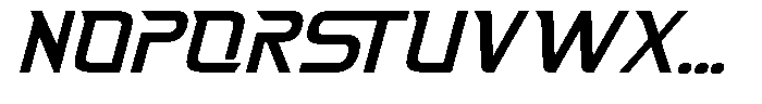 Fasthour Thin Oblique Font UPPERCASE
