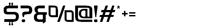 Fasthour Thin Font OTHER CHARS