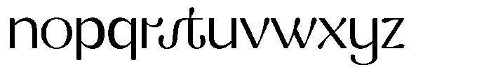 Fastue Regular Font LOWERCASE