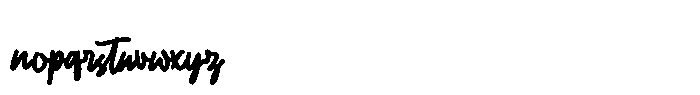 Fastura Font LOWERCASE