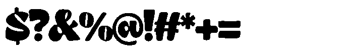 Fat Grace Regular Font OTHER CHARS