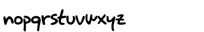 Fat Ink Font LOWERCASE