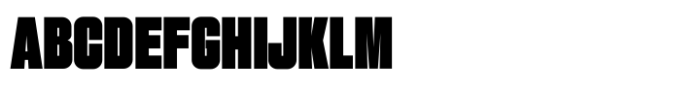Fatbold Slim Regular Font UPPERCASE